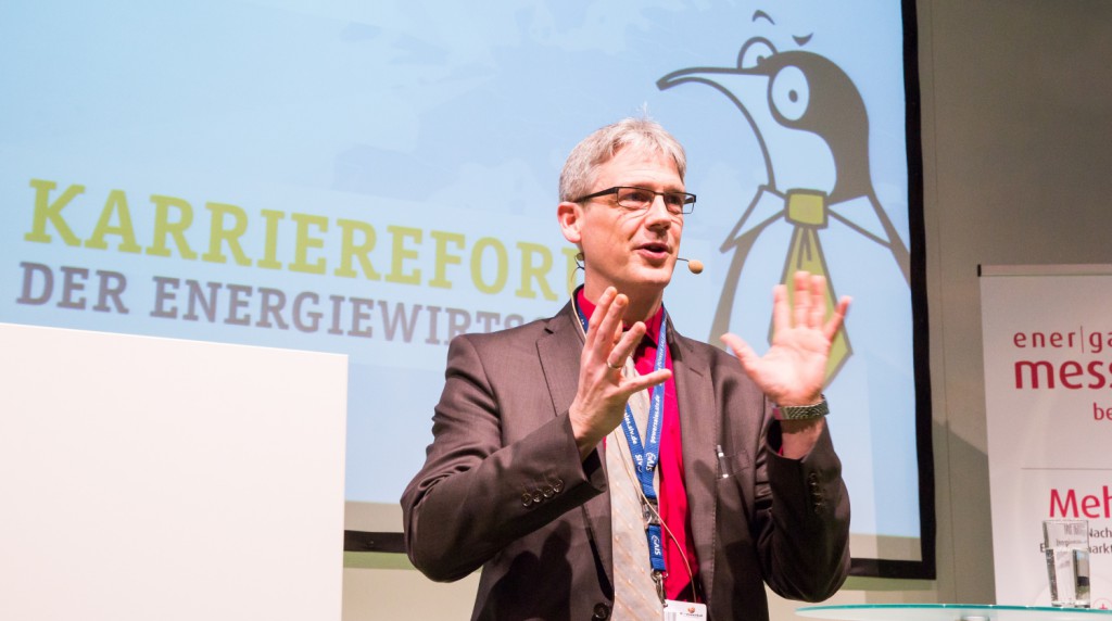 Krischan als Moderator | Karriereforum E-World 2016 | Foto: e-World